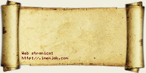 Nadja Perčević vizit kartica